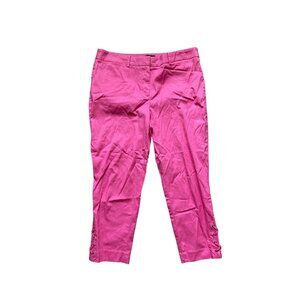 Talbots Women's Capri Pink Pants Business Casual Cropped Size 10R